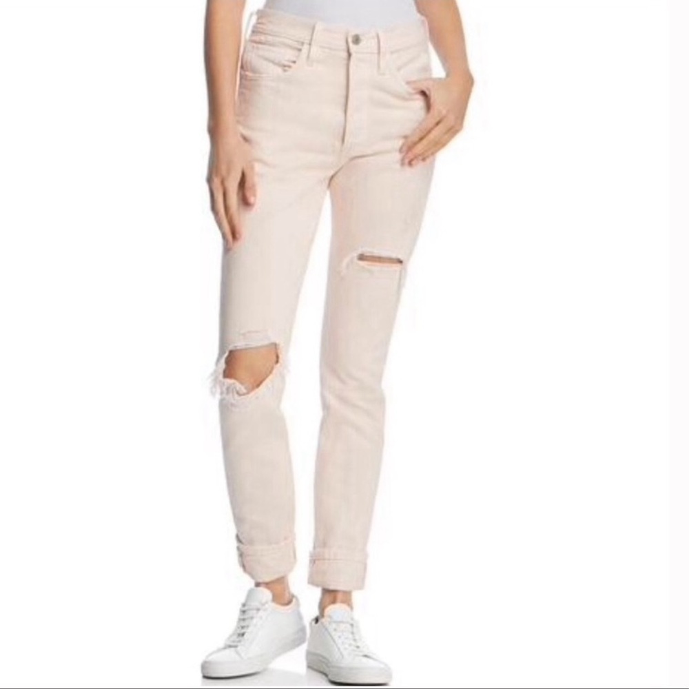 Levi’s 501 Original Skinny Leg Destroyed Jean Size 28